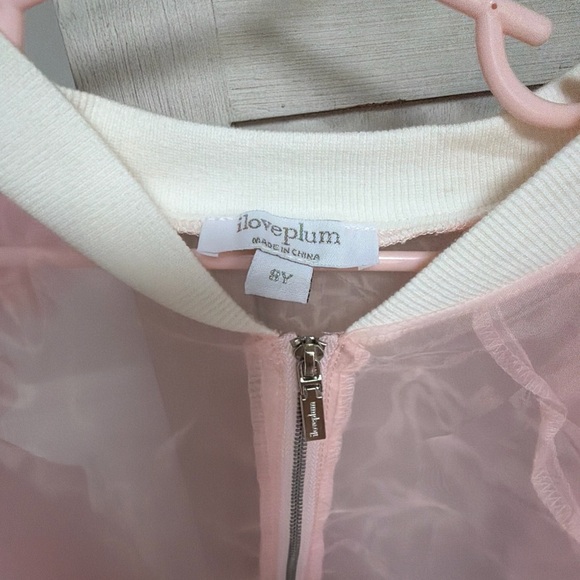 Pink Ruffled Kids Blouse - Picture 3 of 4